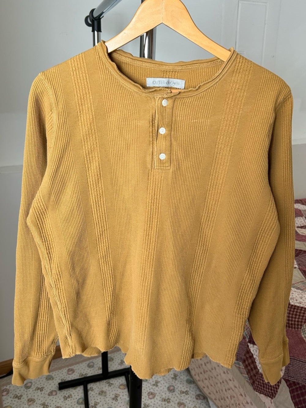 Outerknown Arroyo Henley Long Sleeve Shirt